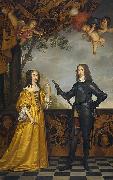 Gerard van Honthorst Willem II (1626-50), prince of Orange, and his wife Maria Stuart (1631-60) oil on canvas